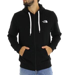 FELPA OPEN GATE FULL ZIP NERO